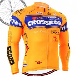 "CrossOrangine" - FIXGEAR Long Sleeve Cycling Jersey.