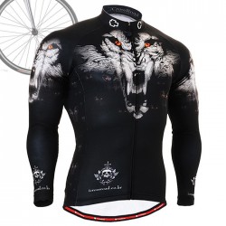 "Wolf Team" - FIXGEAR Long Sleeve Cycling Jersey.