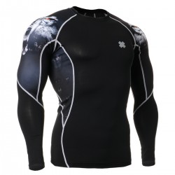 "Canis Lupus" - FIXGEAR Second Skin Technical Compression Shirt .