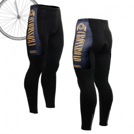 "Crossroad Skull" - FIXGEAR Long Cycling Pants.