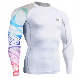 "Tribal Colors" - FIXGEAR Second Skin Technical Compression Shirt .
