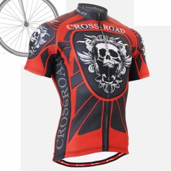 "Red Armor" - FIXGEAR Short Sleeve Cycling Jersey.