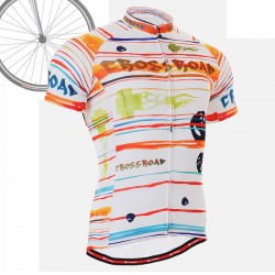 "Ribbons & Flames" - FIXGEAR Short Sleeve Cycling Jersey.