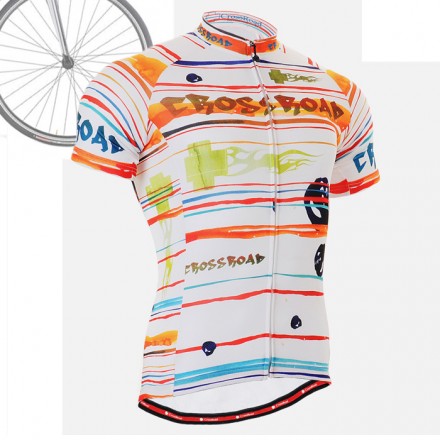 "Cintas y Fuego" - Maillot Ciclismo Manga Corta FIXGEAR.