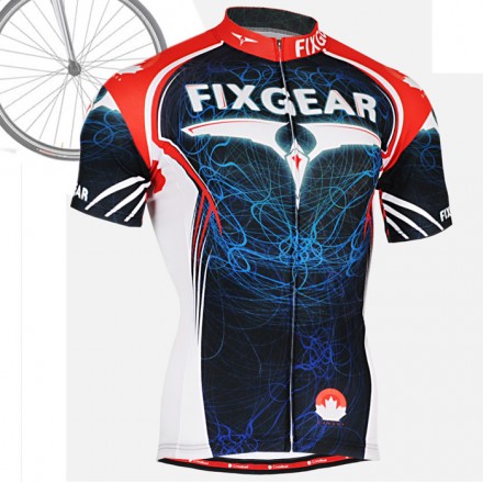 "Light Pilot" - FIXGEAR Short Sleeve Cycling Jersey.