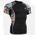 "The Comic" - FIXGEAR Short Sleeve Second Skin Technical Compression Shirt.