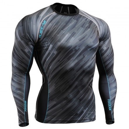"Dark Traces" - FIXGEAR Second Skin Technical Compression Shirt .