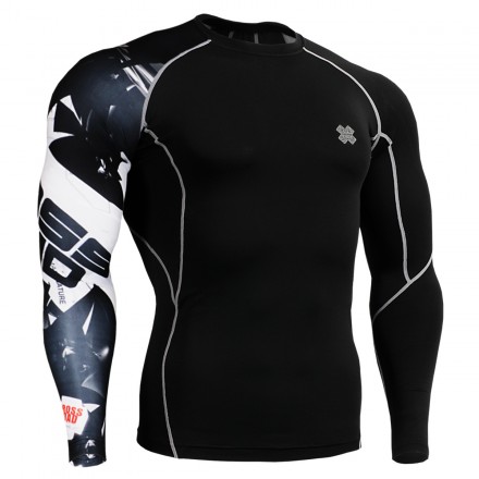 "Uni Cross Road" - Camiseta Técnica de Compresión Segunda Piel FIXGEAR.