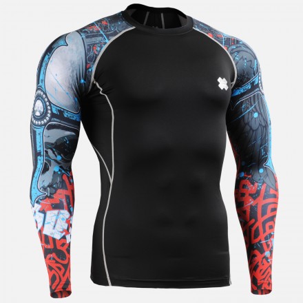 "El Chungo" Mangas - Camiseta Técnica de Compresión Segunda Piel FIXGEAR.