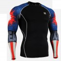 "Duo Americanada"  - FIXGEAR Second Skin Technical Compression Shirt .