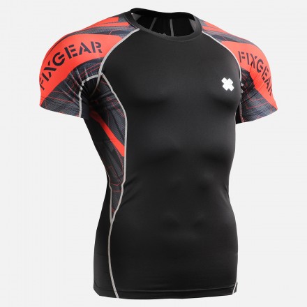 "Splinters" Short Sleeve - FIXGEAR Short Sleeve Second Skin Technical Compression Shirt.