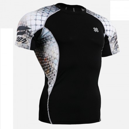 "The Net" Short Sleeve - FIXGEAR Short Sleeve Second Skin Technical Compression Shirt.