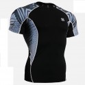 "La Colmena" - Camiseta Técnica de Compresión Segunda Piel Manga Corta FIXGEAR.