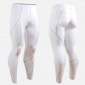 "WHITE FIX B" Long - FIXGEAR Second Skin Technical Compression Tights