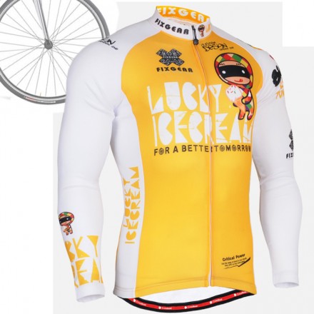 "CS31Y1" - Maillot Ciclismo Manga Larga FIXGEAR.