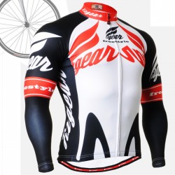 "Backdraft" - FIXGEAR Long Sleeve Cycling Jersey.