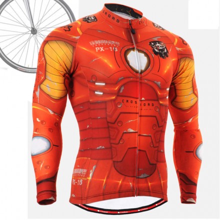 "IRON FIX" - FIXGEAR Long Sleeve Cycling Jersey.
