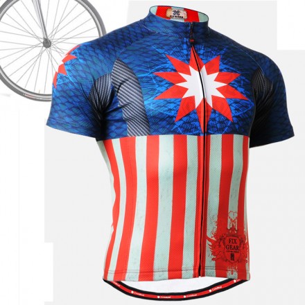 "Americanada" - Maillot Ciclismo Manga Corta FIXGEAR.