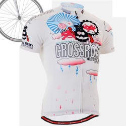 "Space Invaders" - FIXGEAR Short Sleeve Cycling Jersey.