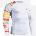 "White Rings" - FIXGEAR Second Skin Technical Compression Shirt.