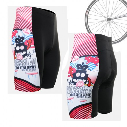 "Space Invaders" - Pantalón Corto de Ciclismo FIXGEAR.