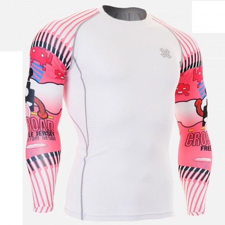 "Duo Invasores del Espacio"  - Camiseta Técnica de Compresión Segunda Piel FIXGEAR.