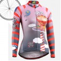 "CSW1601" WOMAN - FIXGEAR Long Sleeve Cycling Jersey.