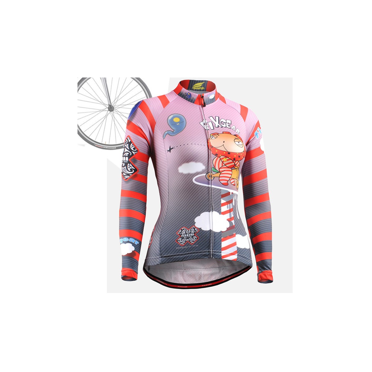 Maillot ciclismo mujer manga larga LANARD