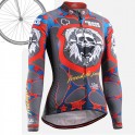 "Calavera Estrellada" MUJER - Maillot Ciclismo Manga Larga FIXGEAR.