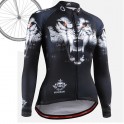 "Wolf Team" WOMAN - FIXGEAR Long Sleeve Cycling Jersey.