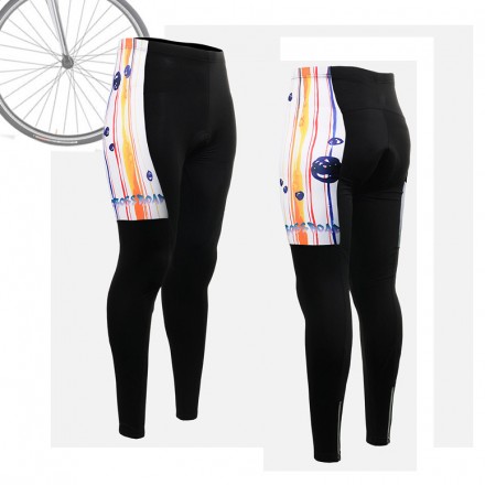 "Cintas y Fuego" MUJER - Pantalón Largo de Ciclismo FIXGEAR.