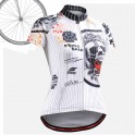 "Calavera Rayada" MUJER - Maillot Ciclismo Manga Corta FIXGEAR.