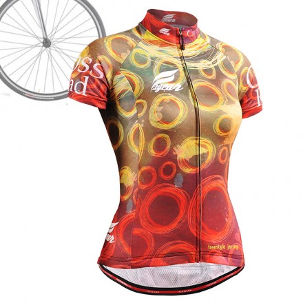 "CSW402" WOMAN - FIXGEAR Long Sleeve Cycling Jersey.