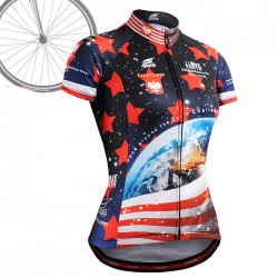 "CSW1002" WOMAN - FIXGEAR Short Sleeve Cycling Jersey.