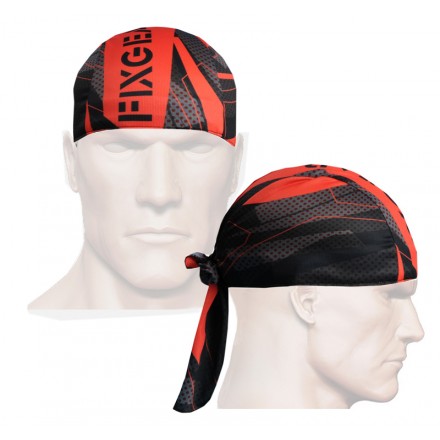 "Astillas" Rojo - Bandana Ciclismo/Correr/Entrenar FIXGEAR.