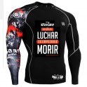 Muay Thai Madrid - Rashguard Manga Larga "Calavera en el Tiempo"