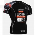 Muay Thai Madrid - Rashguard Manga Corta "Calavera en el Tiempo"