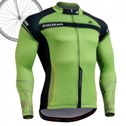 "The Cell" - FIXGEAR Long Sleeve Cycling Jersey.