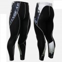 "Melted Skulls" - FIXGEAR Second Skin Technical Compression Tights .