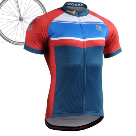 "CS7702" - FIXGEAR Short Sleeve Cycling Jersey.