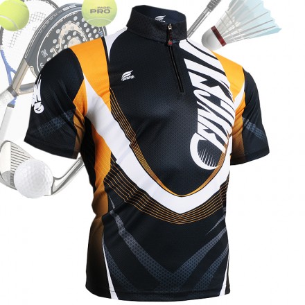 "Shockwave" - Polo Casual 1/4 Cremallera - Manga Corta FIXGEAR.