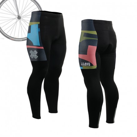 "ONE EARTH" - Pantalón Largo de Ciclismo FIXGEAR.