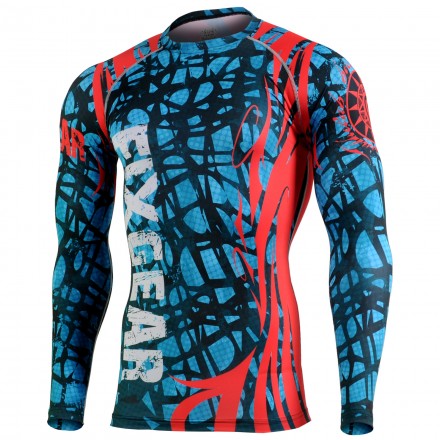"THE WEB" - FIXGEAR Second Skin Technical Compression Shirt. SPECIAL MMA EDITION