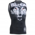 "Wolf Team" SIN Mangas - Camiseta Técnica de Compresión Segunda Piel FIXGEAR.
