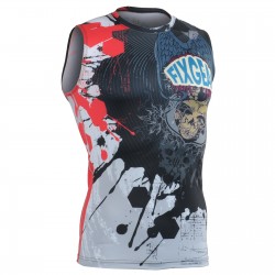 "The Comic" Sleeveless - FIXGEAR Second Skin Technical Compression Shirt .