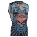 "Laughing Buddha" Sleeveless - FIXGEAR Second Skin Technical Compression Shirt .