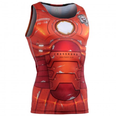 "Iron Fix" Tirantes - Camiseta Técnica de Compresión Segunda Piel FIXGEAR.