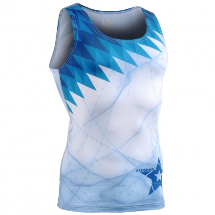 "Cuchillas de Hielo" Tirantes - Camiseta Técnica de Compresión Segunda Piel FIXGEAR.