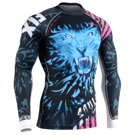 "SPECTRE LION" - FIXGEAR Second Skin Technical Compression Shirt.