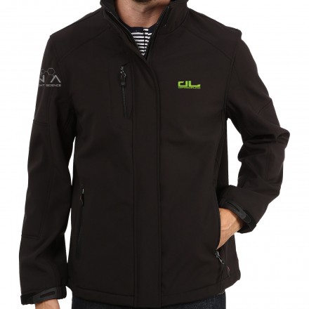 MENS SOFTSHELL JACKET PREMIUM EMBROIDERED - DEFENCE LAB
